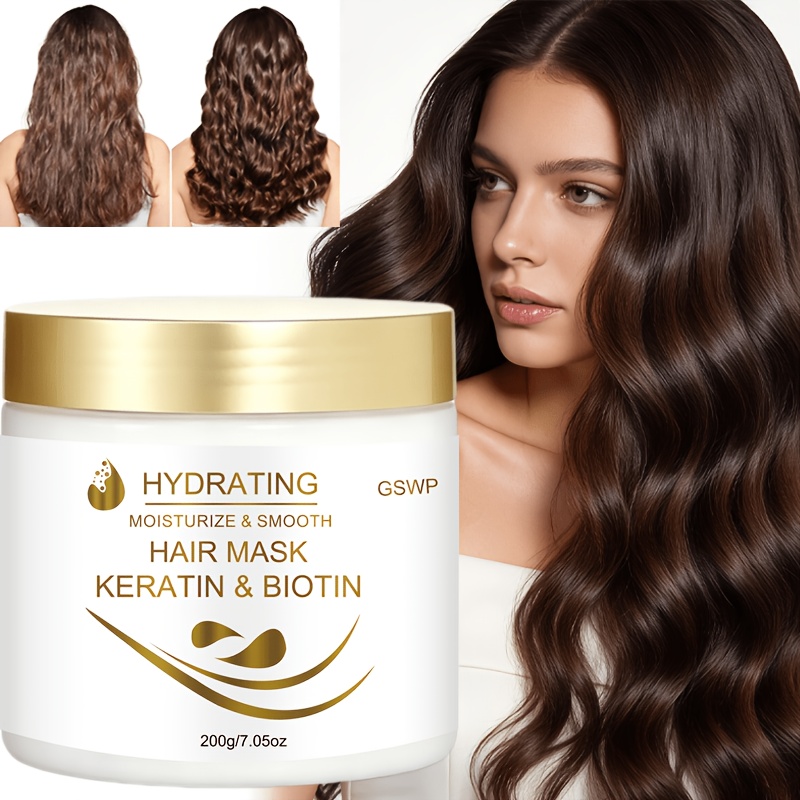 Hair Care Keratin - GSWP 케라틴 모이스처라이징 헤어 마스크, 모발을