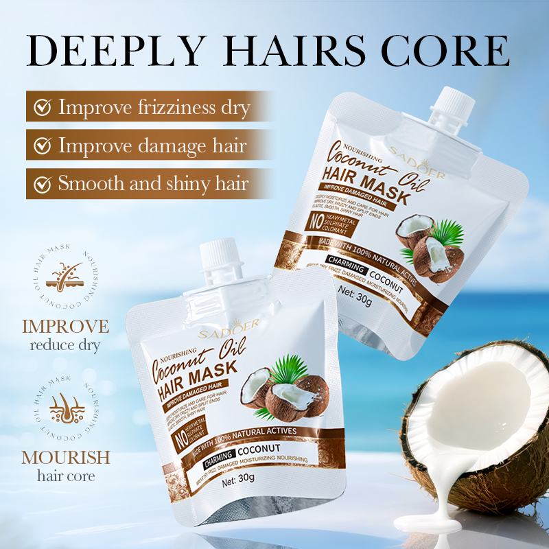 Hair Care Keratin - 마법의 케라틴 헤어 마스크 5초 손상된