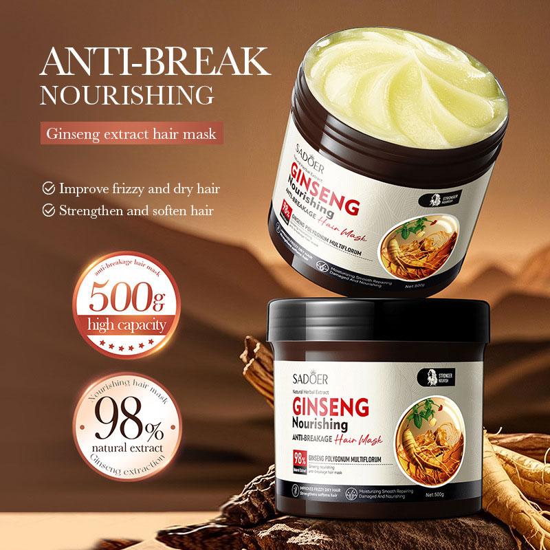 Hair Care Ginseng - 500ml SADOER 인삼 다각형 멀티플로럼 영양