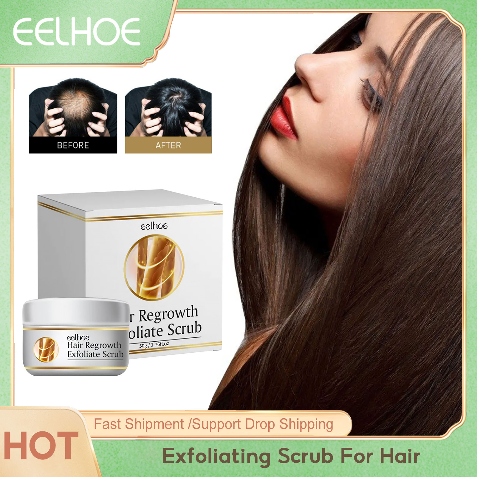 Scalp Scrub Exfoliant - 두피 클렌징 스크럽 비듬 제거 오일