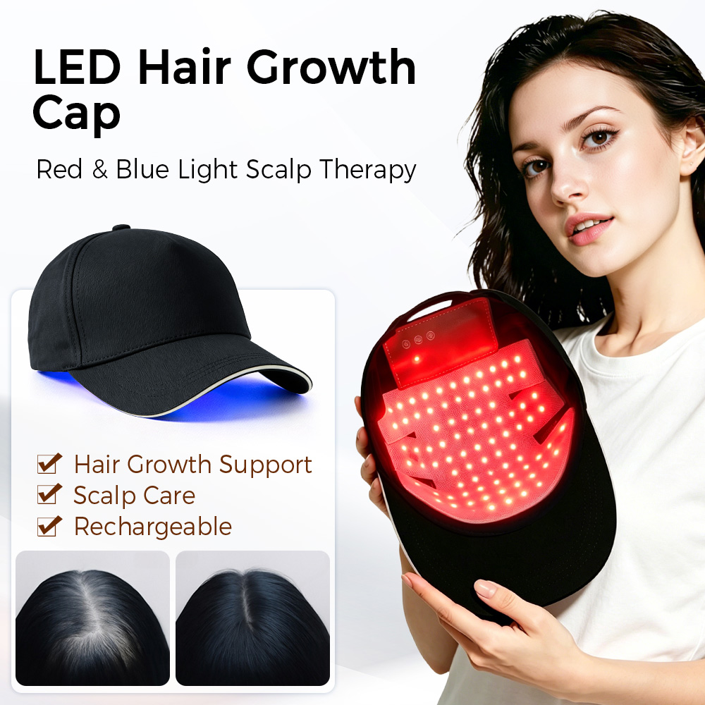 Hair Care With Protein - LED 헤어 성장 캡 레드 블루