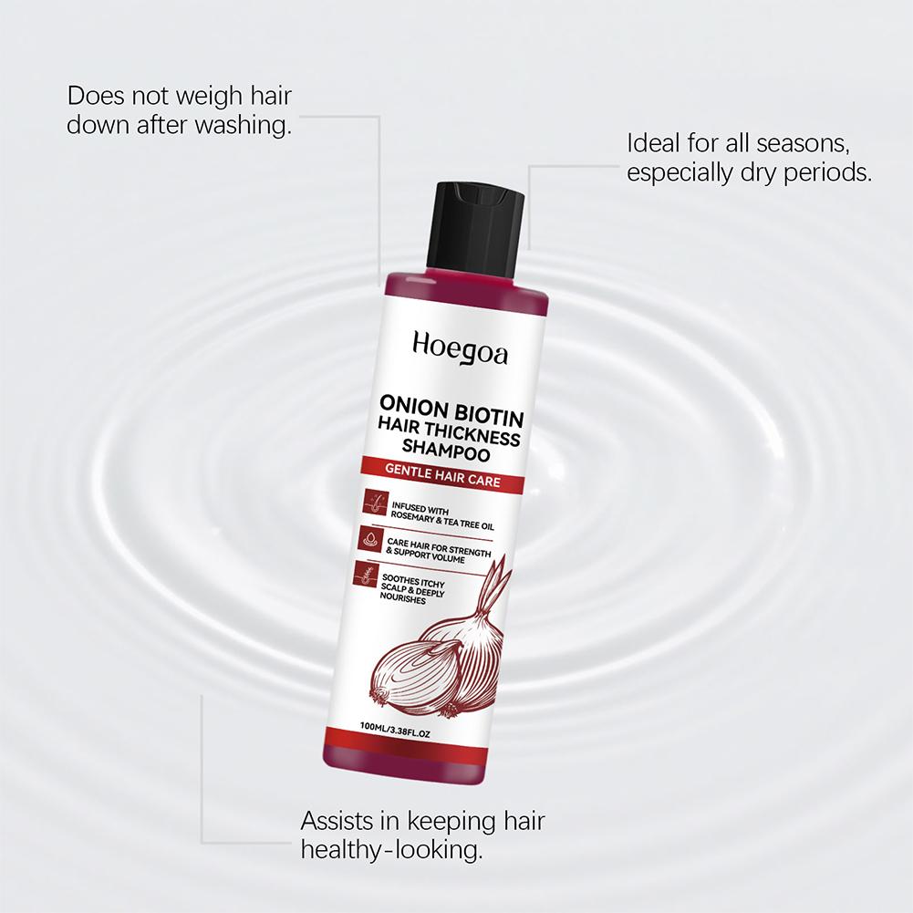 100ml 양파 비오틴 샴푸 탈모 방지 두피 케어 샴푸 - Biotin Shampoo Thickening 리뷰 및 가격