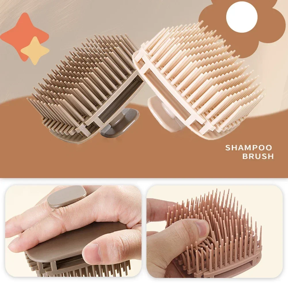 1pcs 스퀘어 샴푸 브러시 헤드 두피 마사지 빗 헤어 - Scalp Scrub Exfoliant 리뷰 및 가격