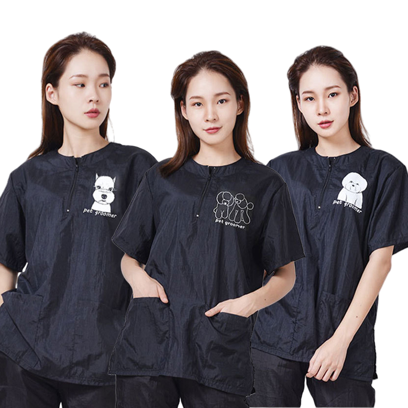 S-3XL 애완동물 미용사 재킷 애완동물샵 병원 털 묻 - Hair Care Hospital 리뷰 및 가격