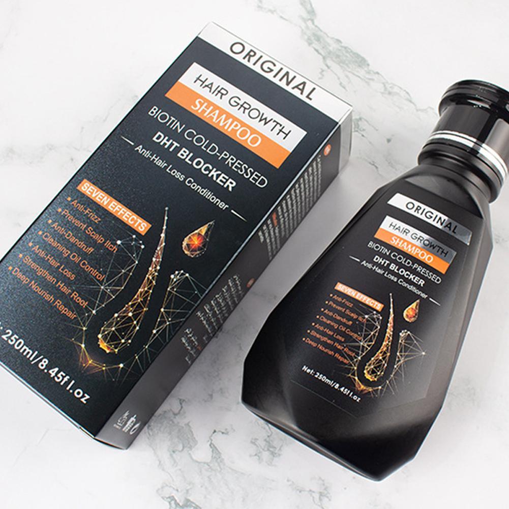 모발 성장을위한 빗 브러시가있는 250ML 비오틴 샴푸 - Hair Care With Protein 리뷰 및 가격