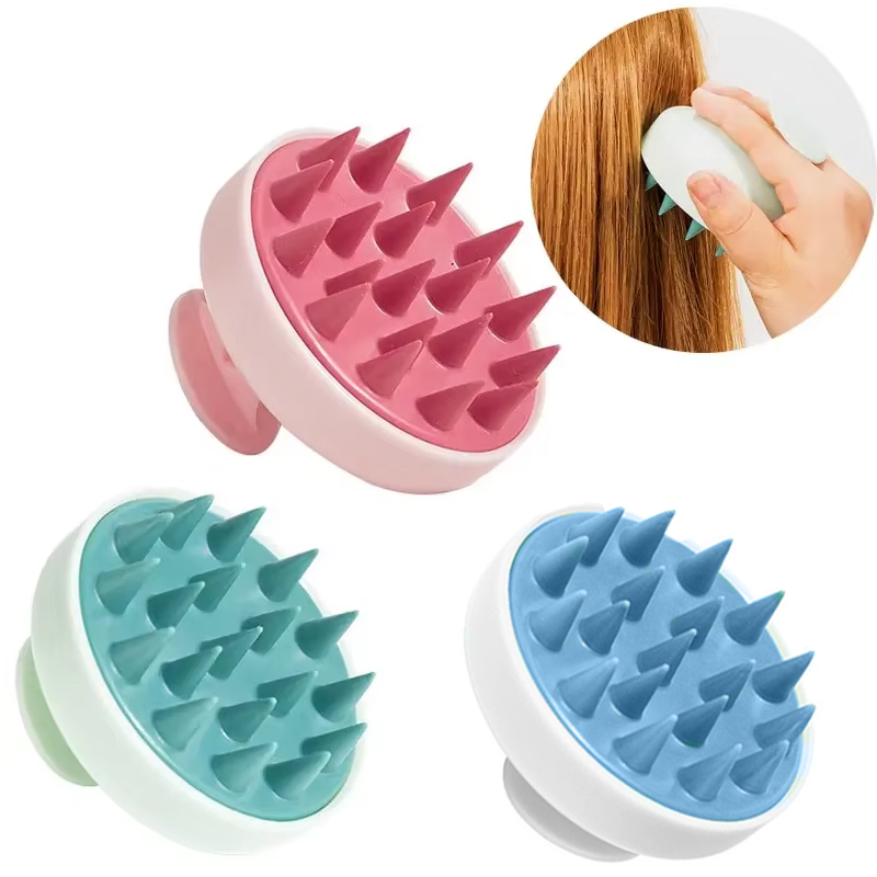 1PC 두피 마사지 브러시 부드러운 실리콘 헤어 브러시 - Scalp Scrub Exfoliant 리뷰 및 가격