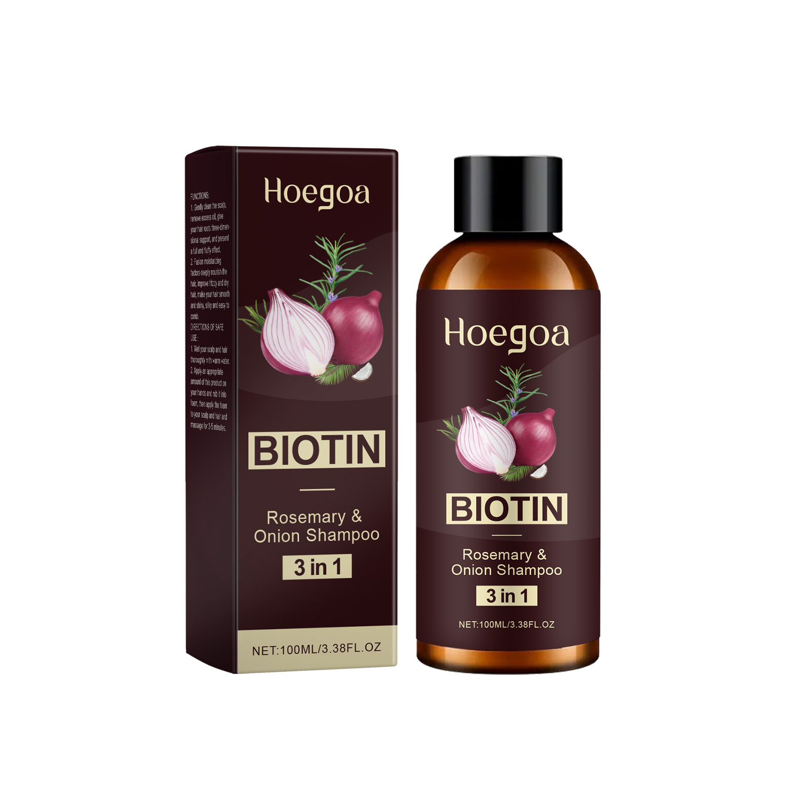 3 in 1 로즈마리 비오틴 샴푸 헤어 성장 강화 탈모 - Biotin Shampoo Thickening 리뷰 및 가격