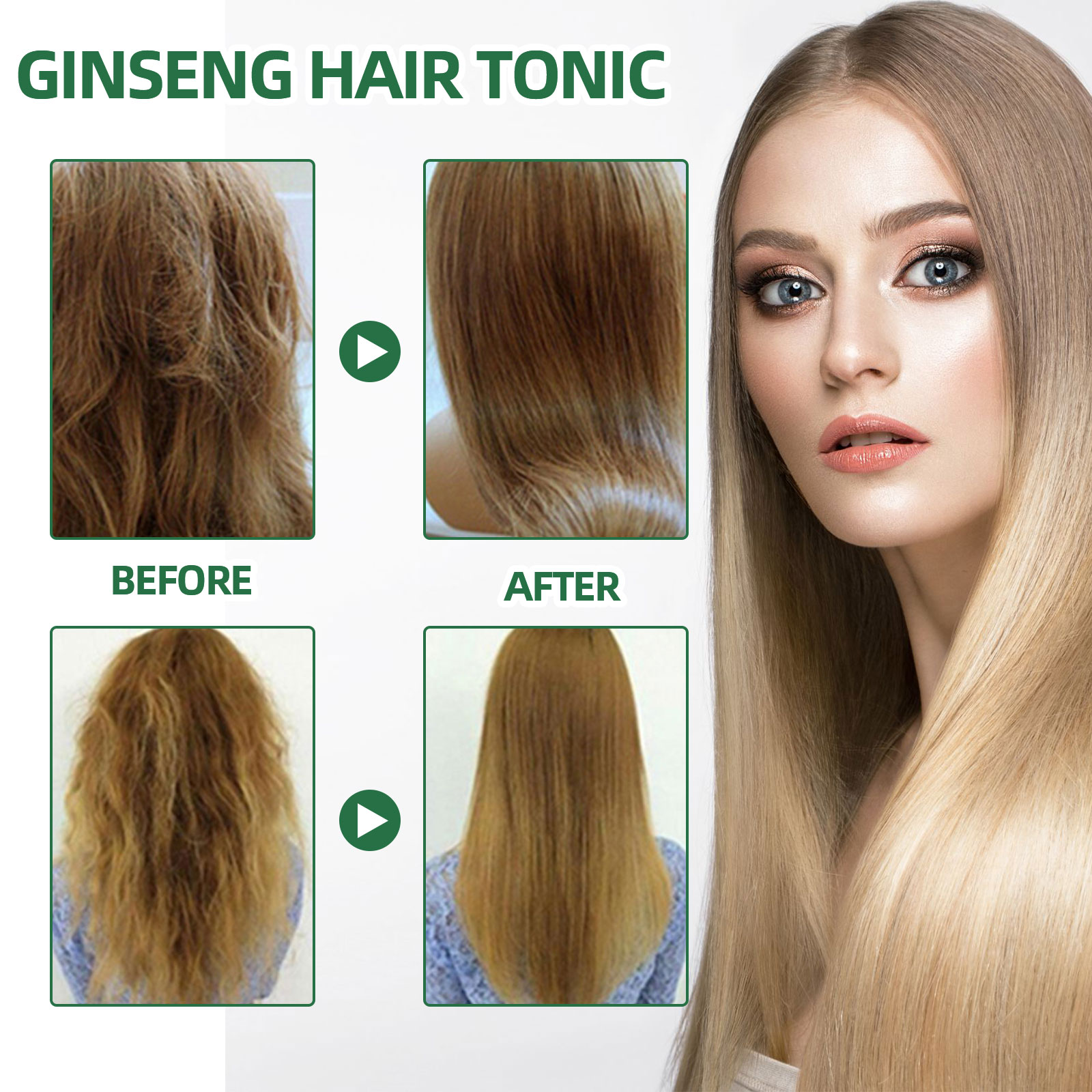 천연 허브 인삼 헤어 케어 스프레이 모발에 수분을 공급 - Hair Care Ginseng 리뷰 및 가격