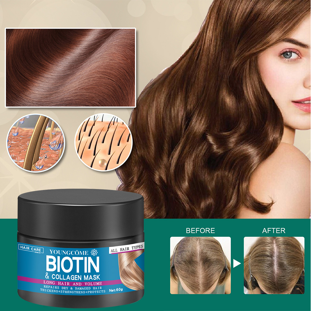 헤어 리페어 헤어 마스크 비오틴 콜라겐 케라틴 트리트먼 - Hair Care Keratin 리뷰 및 가격