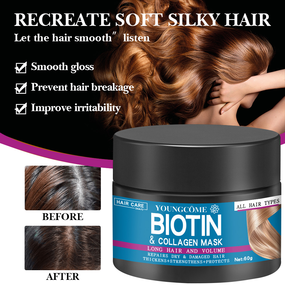 헤어 리페어 헤어 마스크 비오틴 콜라겐 케라틴 트리트먼 - Hair Care Keratin 리뷰 및 가격